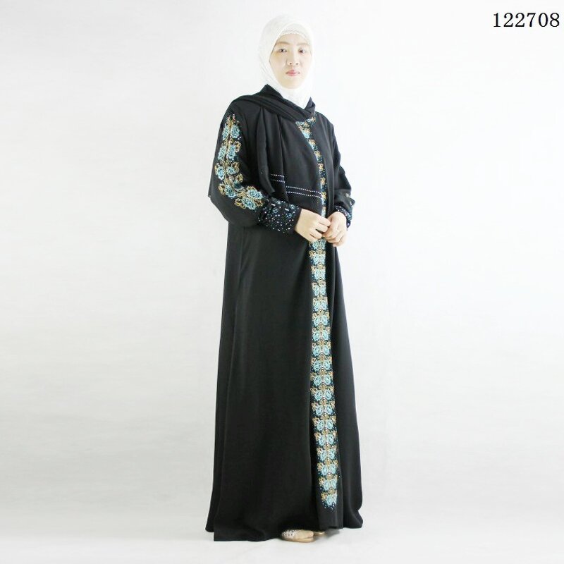 Embroidered Muslim Dress Factory - OEM/ODM 2022 New Design Yarn Loose Arab Women's Traditional