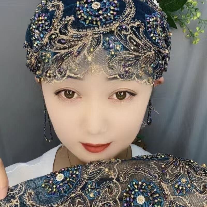 Ottoman Style Cap Factory - OEM/ODM Luxury Fish Tail Tassel Heavy Hand Embroidery for Eid