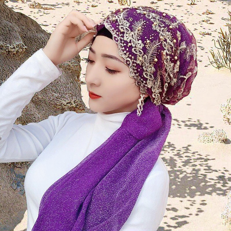 Elegant Floral Headband Factory - OEM/ODM New Rose Elastic Turban for Women Fashionable African