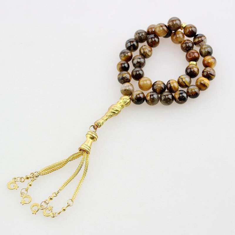 Islamic Tasbih Manufacturer - OEM/ODM 2022 New Design High Quality Religious 33 Pure Agate