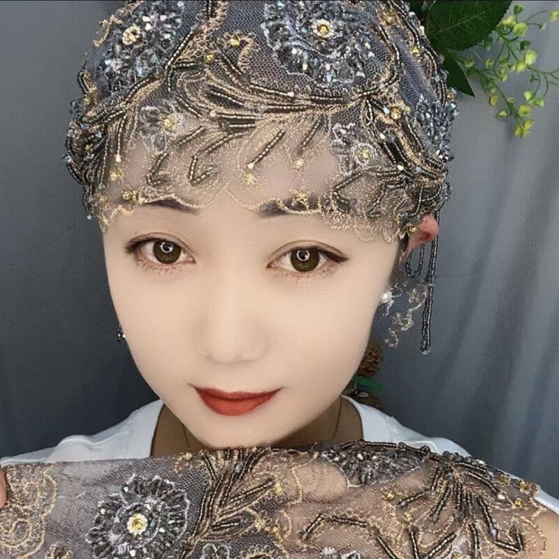 Ottoman Style Cap Factory - OEM/ODM Luxury Fish Tail Tassel Heavy Hand Embroidery for Eid