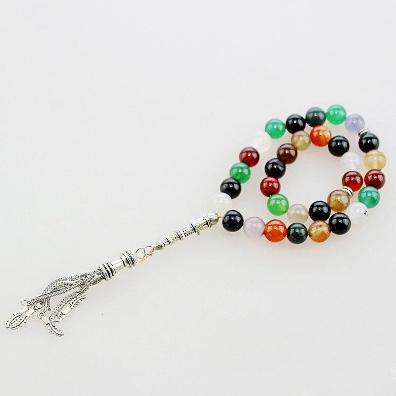 Islamic Tasbih Manufacturer - OEM/ODM 2022 New Design High Quality Religious 33 Pure Agate