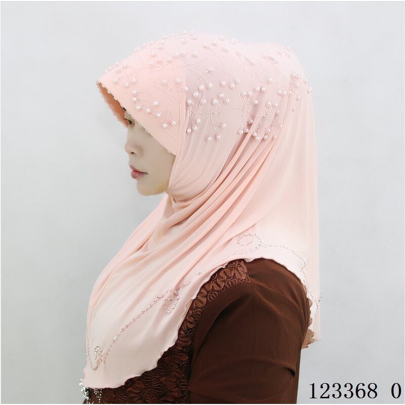 Muslim Scarf Manufacturer - OEM/ODM 2022 New Design Wholesale Premium Malay Pearl Handcrafted