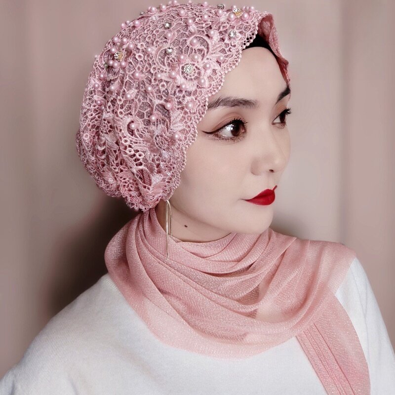 Muslim Scarf Cape Manufacturer - OEM/ODM Luxury with Beaded Floral Embroidery Handmade Heavy