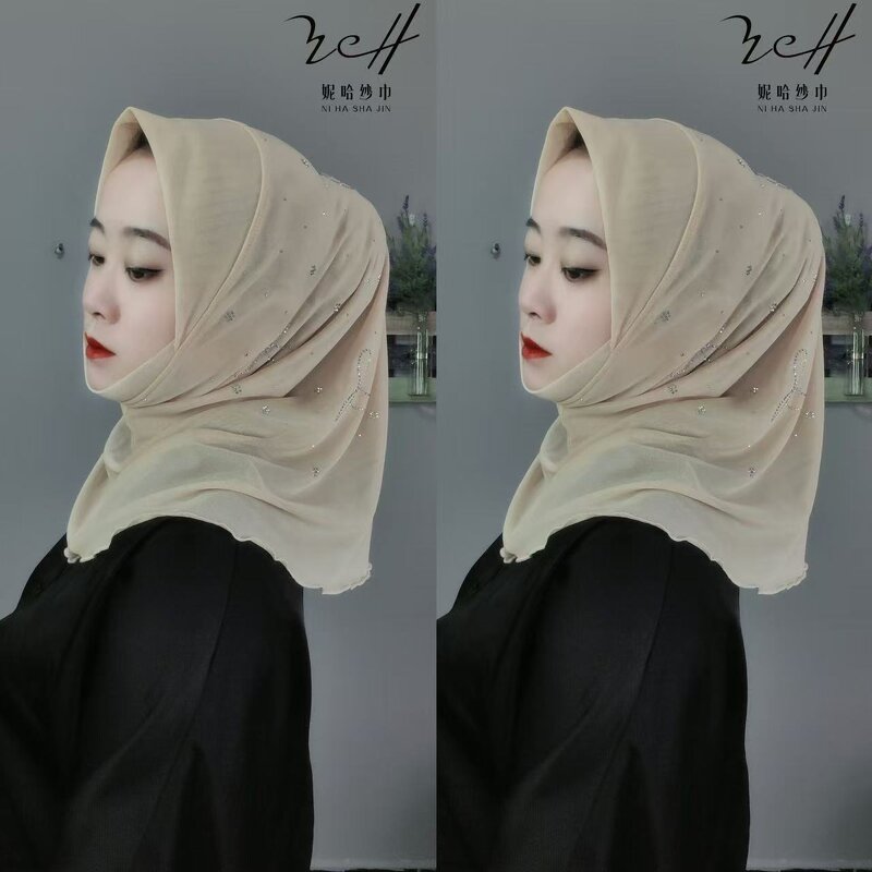 Muslim Hijab Factory - OEM/ODM Factory Direct Wholesale with Built-in Cap Decorative Bow