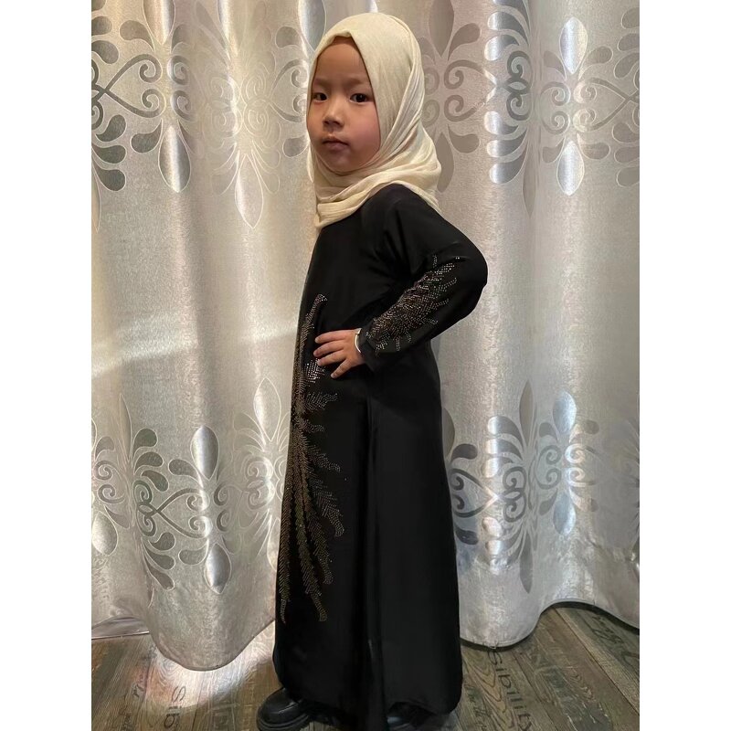 Muslim Girl Dress Factory - OEM/ODM 2022 New Design Wholesale Small Girl Abaya Prayer Clothes