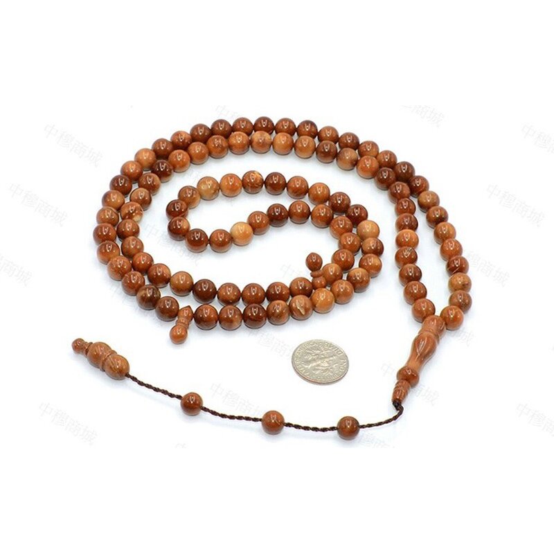 Islamic Rosaries Manufacturer - OEM/ODM 2022 New Design Hot Sale Prayer Beads Dark Brown 99