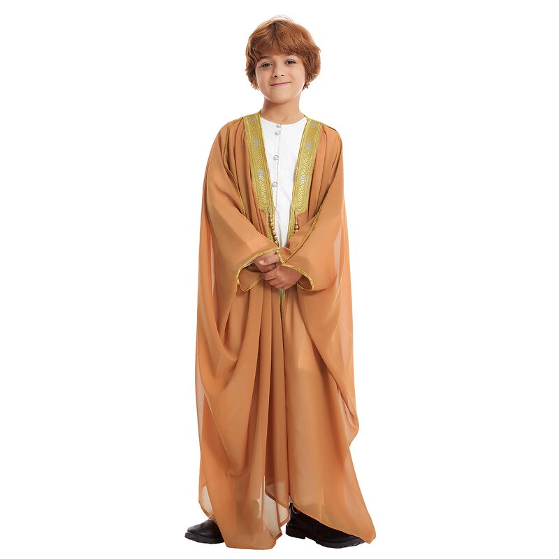 Boys Thobe Factory - OEM/ODM Factory Stock Teen Size Islamic Robe Ready Ship