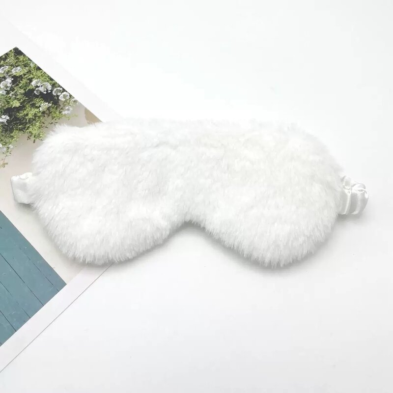 Eye Mask Factory - OEM/ODM New Lovely Faux Fur Silk Plush Satin and Cotton for Sleep