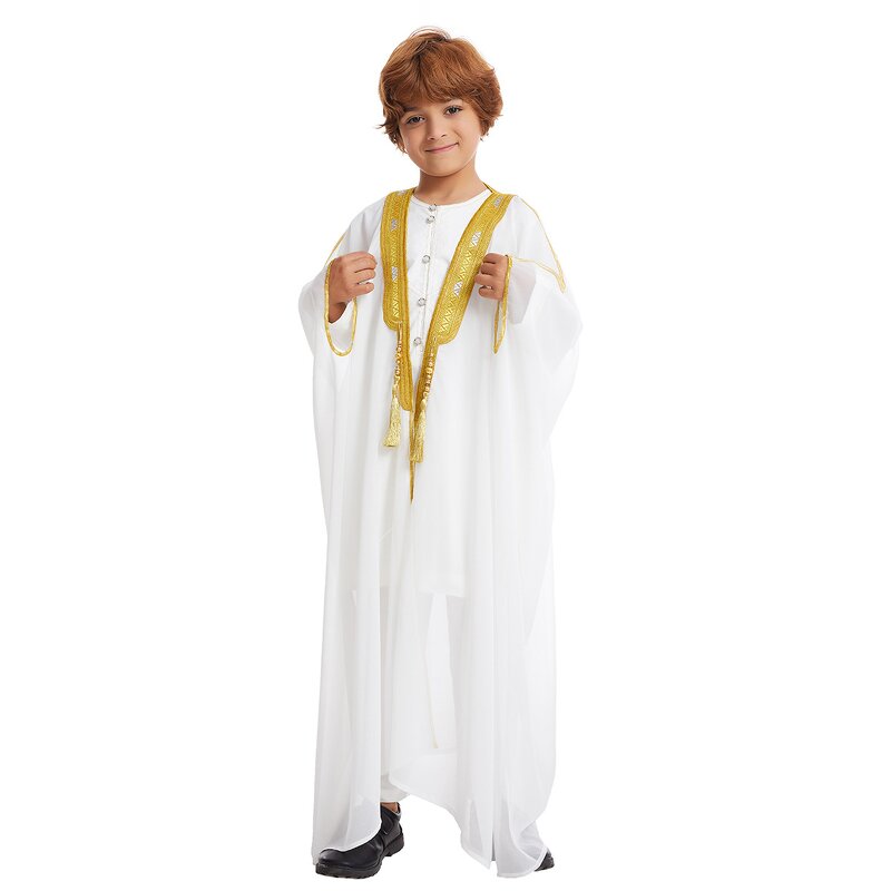 Boys Thobe Factory - OEM/ODM Factory Stock Teen Size Islamic Robe Ready Ship