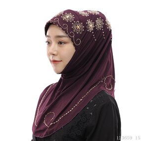 Muslim Headscarf Factory - OEM/ODM Dropshipping Spot Wholesale OEM Handmade Beaded Costumes