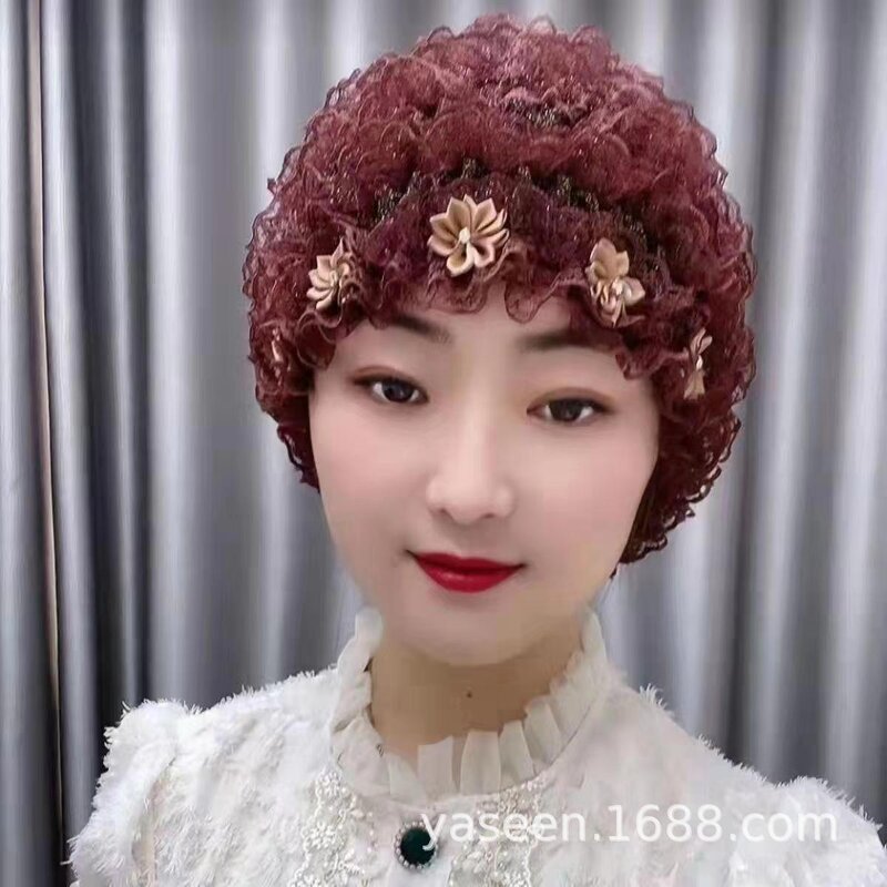 Muslim Head Scarf Hat Factory - OEM/ODM 2022 New Design European and American Baotou Flower Lace