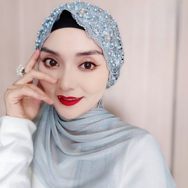 Muslim Scarf Cape Manufacturer - OEM/ODM Luxury with Beaded Floral Embroidery Handmade Heavy