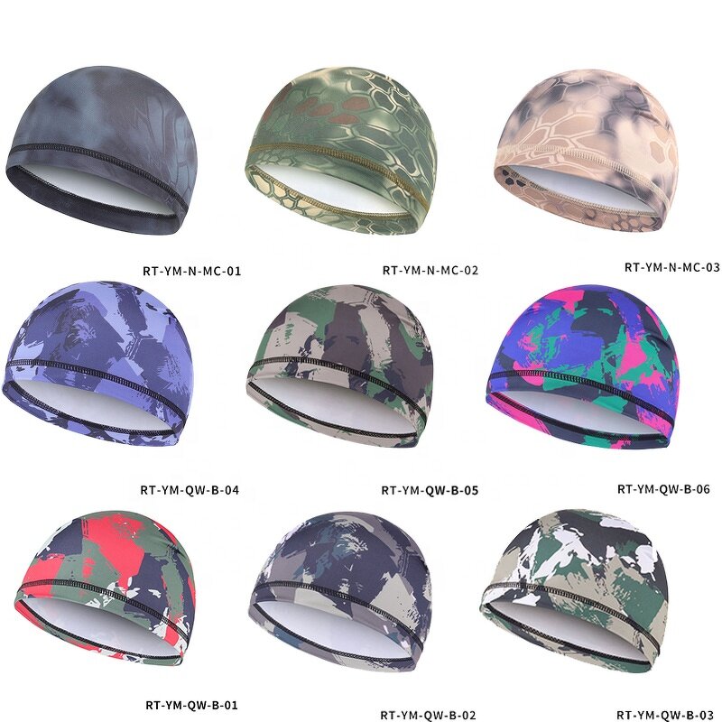 Summer Skull Cap Manufacturer - OEM/ODM Cheap Sunscreen Camo Breathable Cycling Running Sport