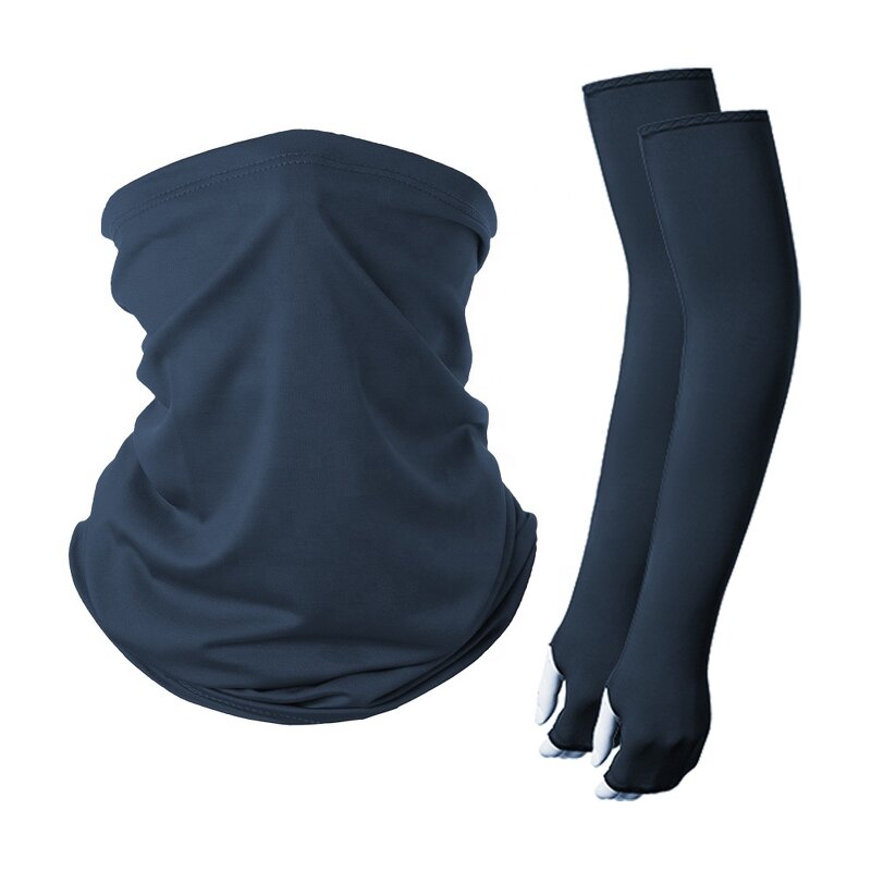 Sun Protection Set Factory - OEM/ODM 2024 Custom Outdoor Ice Silk Head Neck and Arm Sleeves