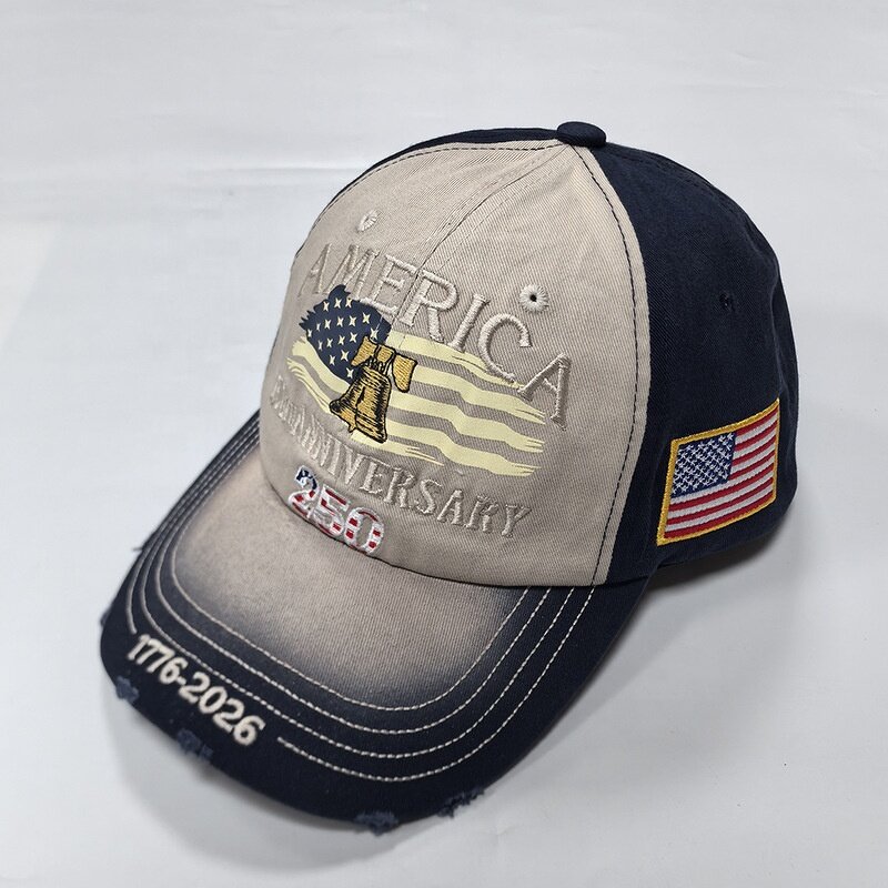 Statue of Liberty Cap Manufacturer - OEM/ODM New Embroidery Eagle United States 250th Anniversary