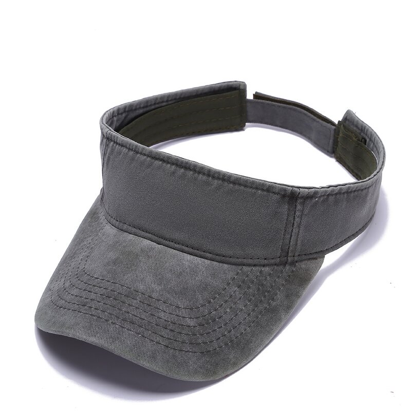 Tennis Cap Manufacturer - OEM/ODM Embroidered Empty Top Web Celebrity Topless Visor Spring