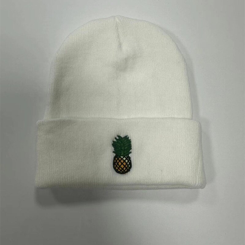 Pineapple Beanie Manufacturer - OEM/ODM Factory Price Custom Embroidery Fruit Design Winter