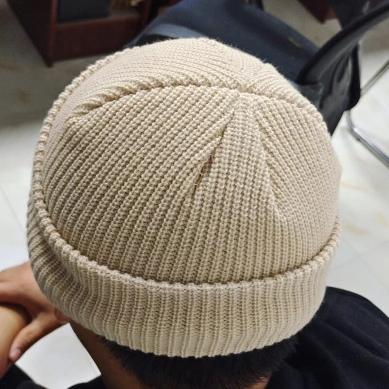 Melon Knitted Hat Manufacturer - OEM/ODM Low Price Plain Multi Color Skullcap Cuff New