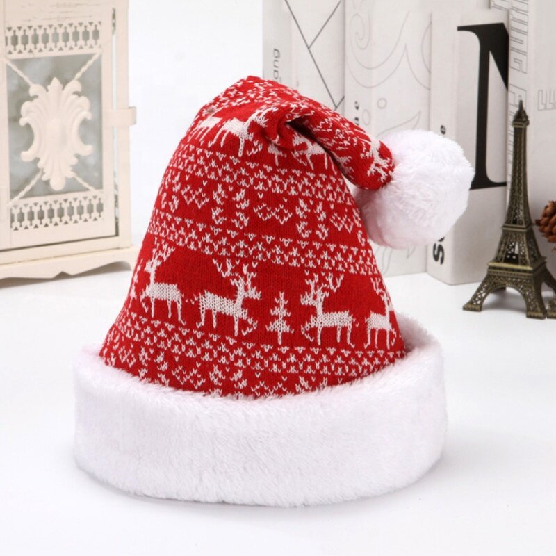 Christmas Beanie Factory - OEM/ODM Wholesale High Quality Flannel Warm Winter Knitted Hats