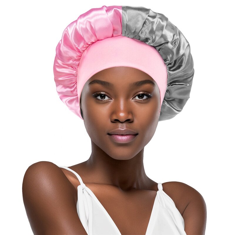 Satin Hair Bonnet Factory - OEM/ODM Cheap Custom Two Tone Adjustable