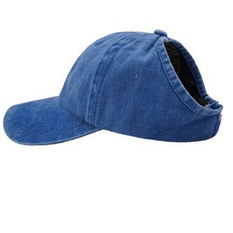 Ponytail Baseball Cap Manufacturer - OEM/ODM Wholesale Embroidery Acid Washed Vintage Distressed