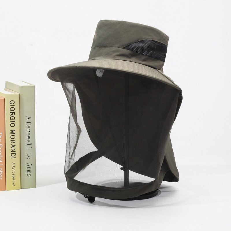 UV Protection Bucket Hat Factory - OEM/ODM Cheap Outdoor Mesh Hiking Camping Wide Brim Removable