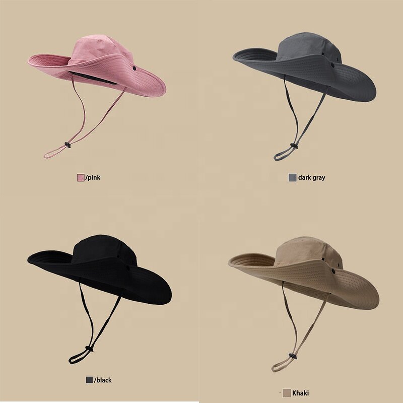 Denim Fisherman Cap Factory - OEM/ODM Fashion New Custom Foldable Pocket Design Jean Bucket