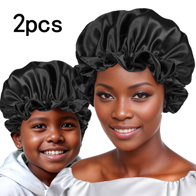 Satin Bonnet Sets Manufacturer - OEM/ODM Wholesale Multiple Color Reversible Mommy and Me