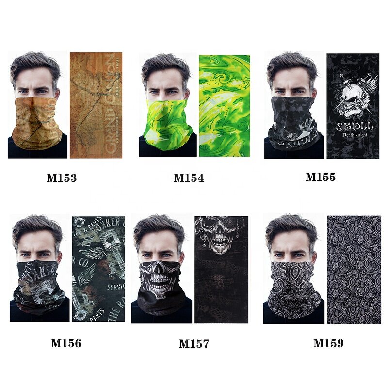 Tactical Bandana Manufacturer - OEM/ODM Low Price Custom Skull Seamless Tubular Hiking Neck