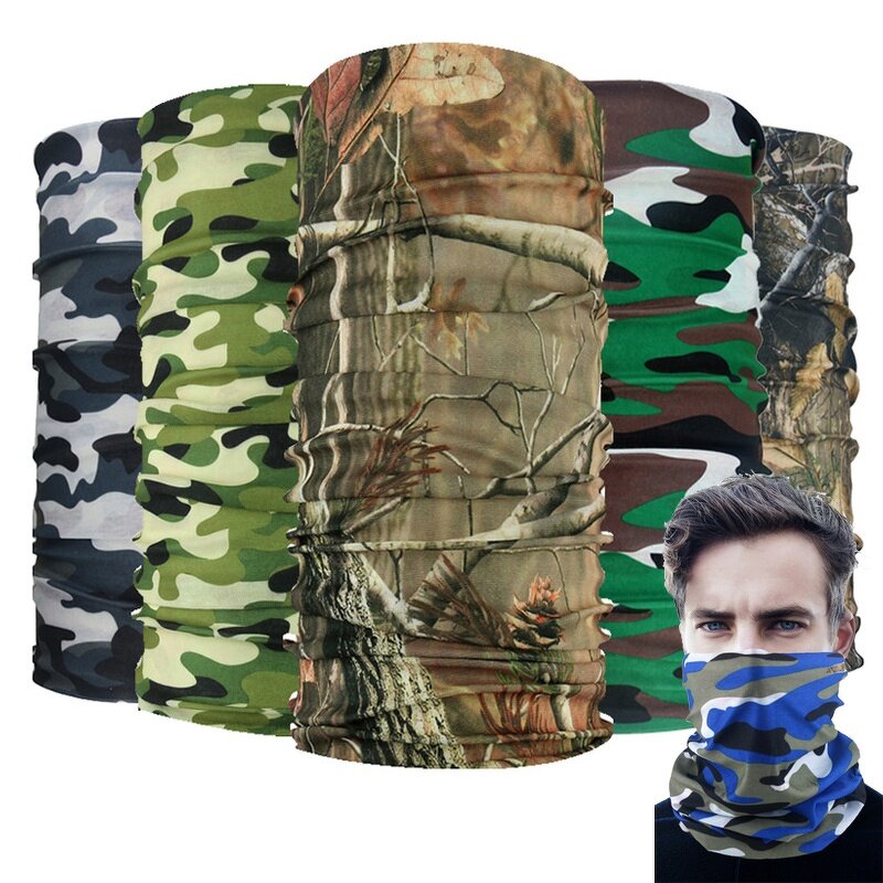 Tubular Bandana Factory - OEM/ODM Low Price Camouflage Skull Seamless Tactical Hiking Neck