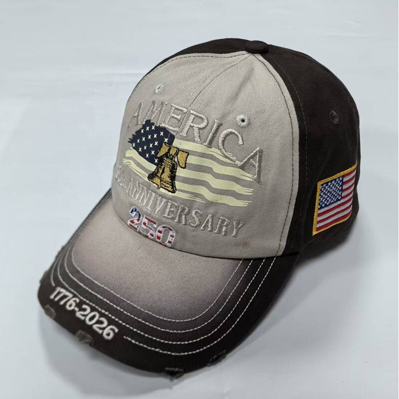 Statue of Liberty Cap Manufacturer - OEM/ODM New Embroidery Eagle United States 250th Anniversary