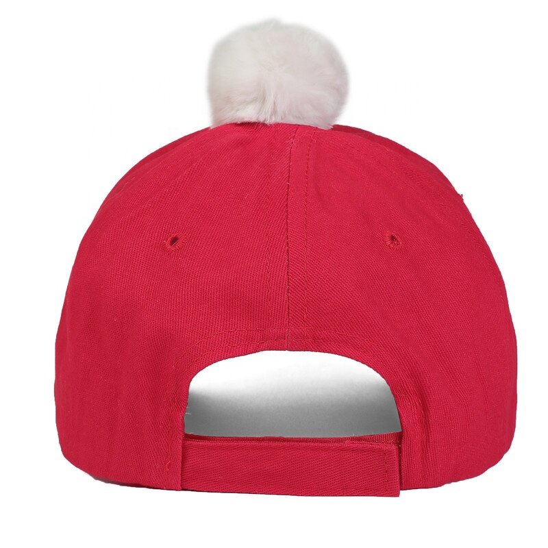 Christmas Baseball Cap Manufacturer - OEM/ODM 2022 Newest 6 Panel Embroidery New Year Red & White
