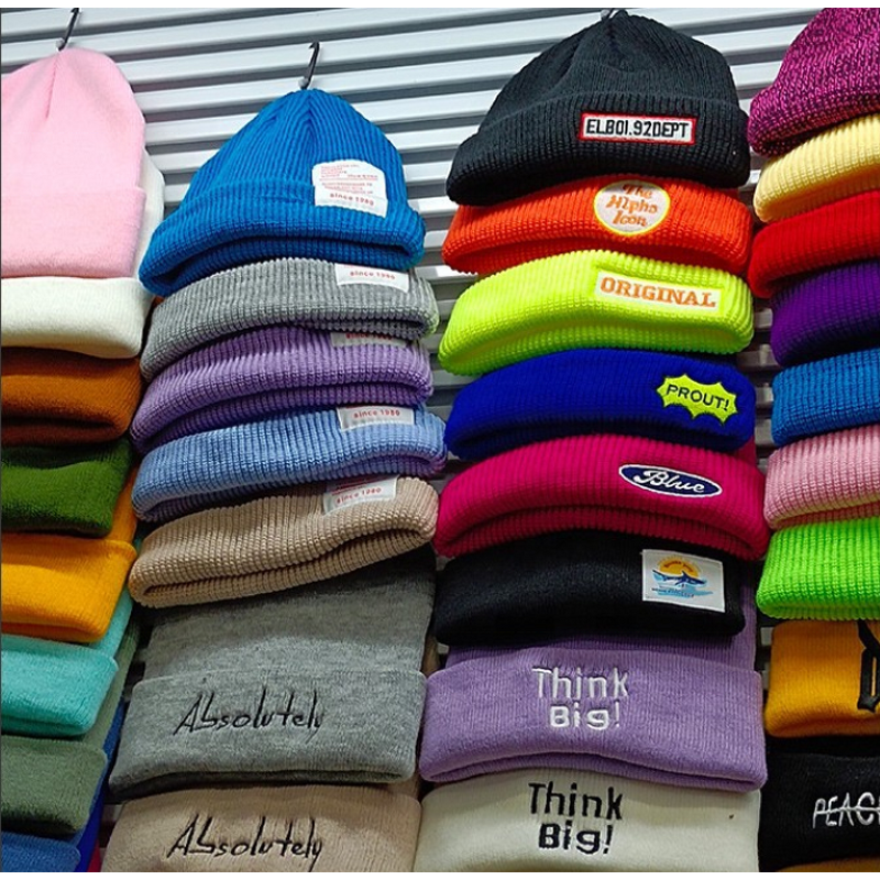 Earmuffs Hat Factory - OEM/ODM Custom Jacquard Logo USA Acrylic Women Winter Knitted