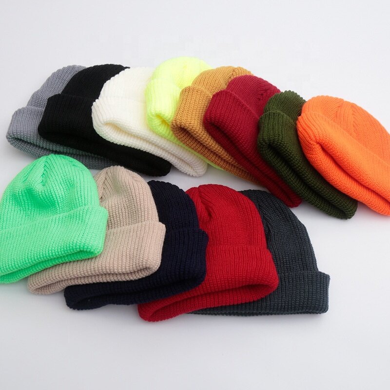 Melon Skin Beanie Manufacturer - OEM/ODM Manufacturer Wholesale Custom Gorras Cuffed Knit Hat