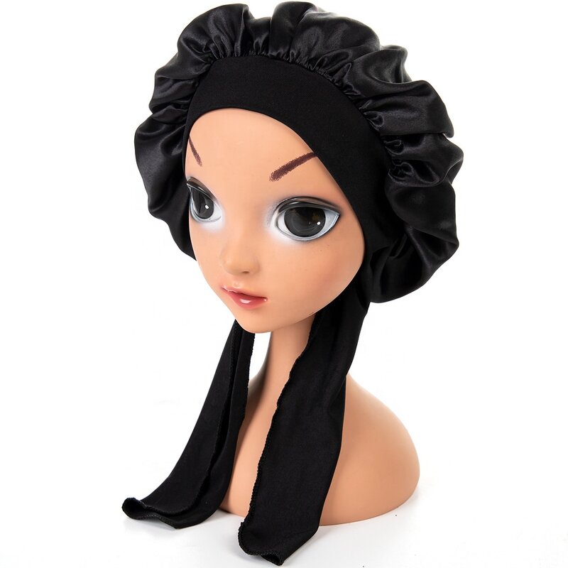Satin Bonnet for Kids Factory - OEM/ODM Fashion Silk for Sleeping Curly Hair with Tie
