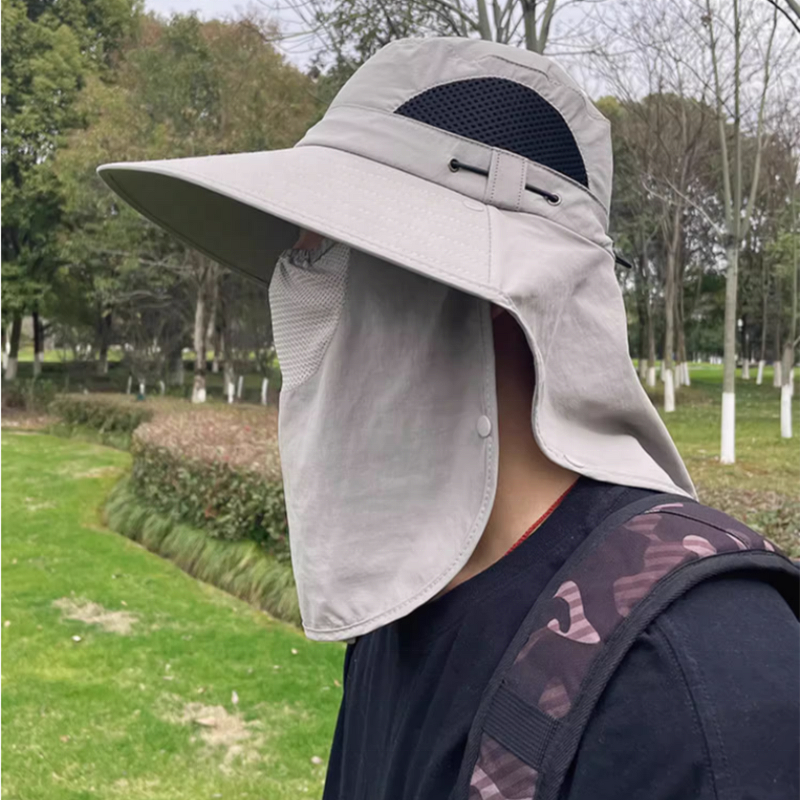 Outdoor Mesh Bucket Hat Manufacturer - OEM/ODM Breathable UV Protection Hiking Camping Wide Brim