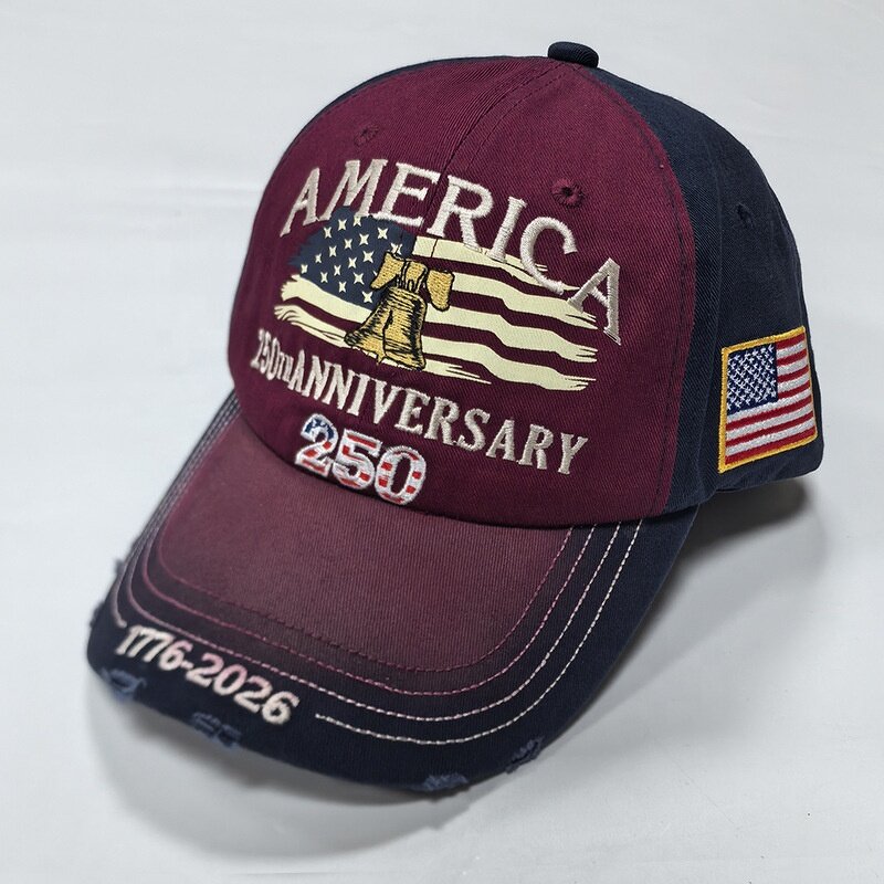 Statue of Liberty Cap Manufacturer - OEM/ODM New Embroidery Eagle United States 250th Anniversary