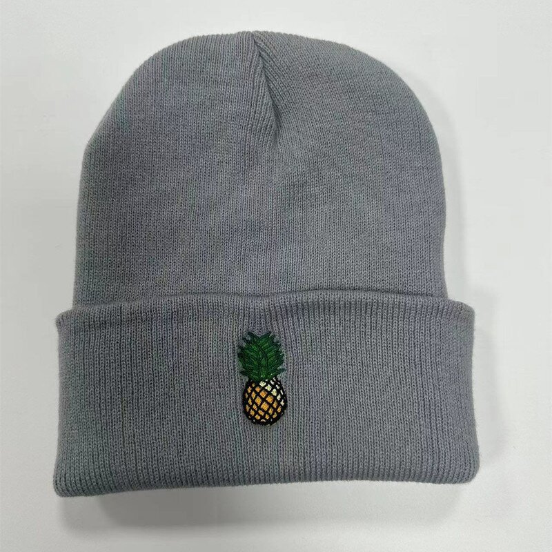 Pineapple Beanie Manufacturer - OEM/ODM Factory Price Custom Embroidery Fruit Design Winter