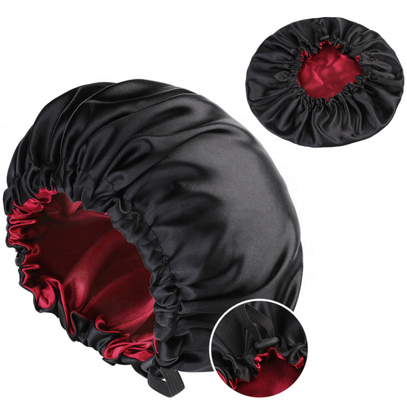 Silk Satin Bonnet Factory - OEM/ODM Custom Adjustable Reversible Women Sleeping Cap