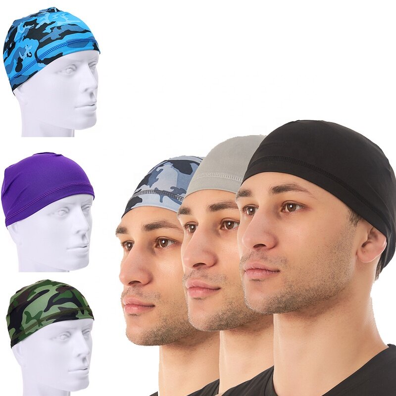 Sport Skull Cap Manufacturer - OEM/ODM Cheap Custom Summer Sunscreen Solid Color Camo Cycling