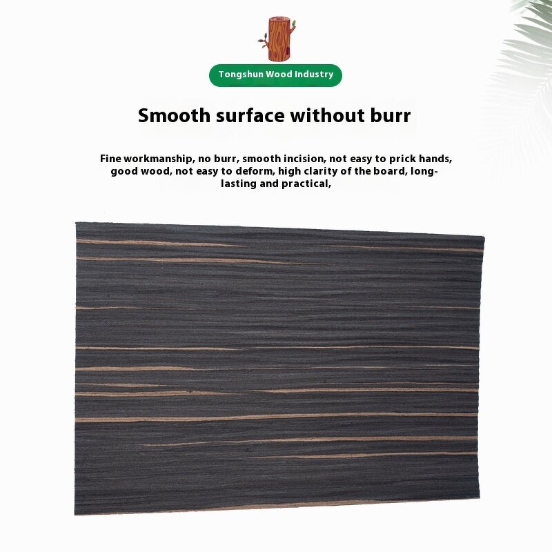 Solid Wood Veneer Board Factory - OEM/ODM Ebony Technology European Design Factory Supply