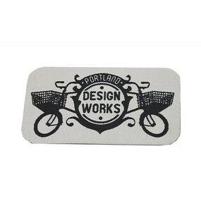 Embossed Woven Label Factory - OEM/ODM No Moq Heat Cut Standard Straight Fold