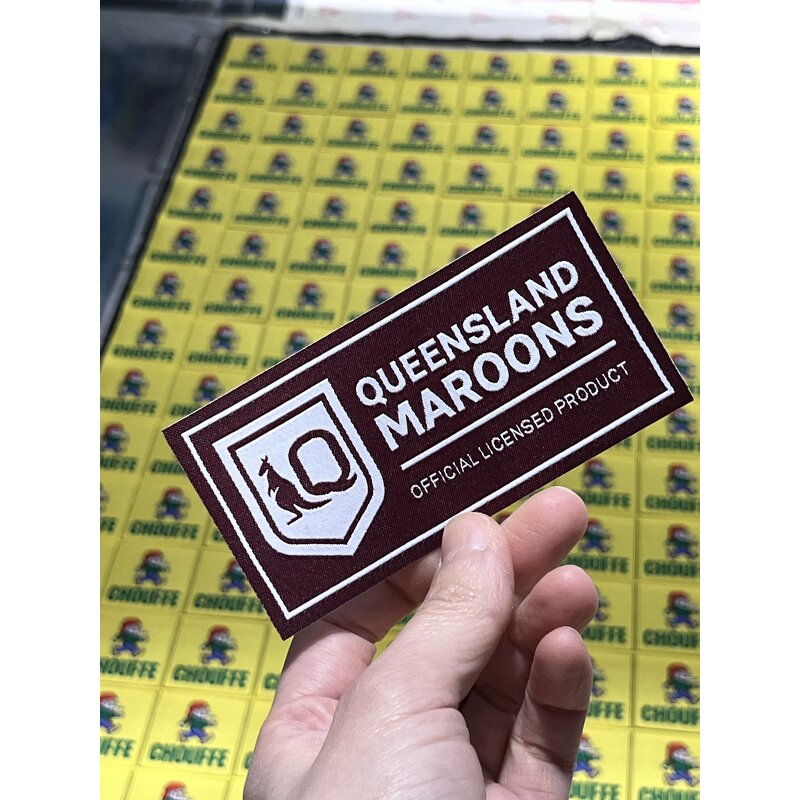 Woven Badges Factory - OEM/ODM Free Sample No MOQ Custom Recycled Logo Laser Cut