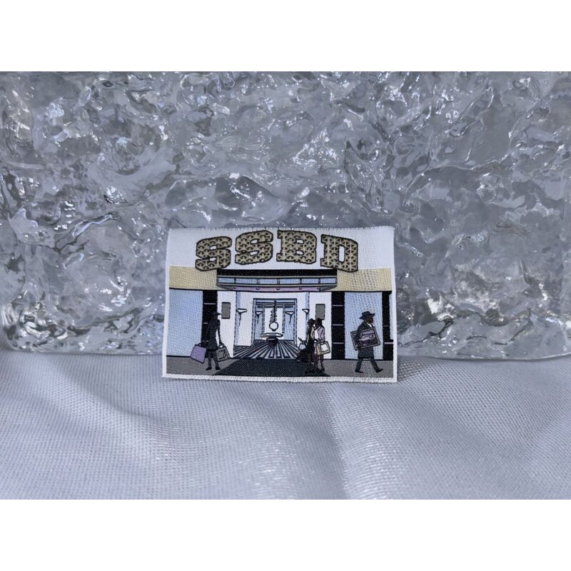 Woven Label Manufacturer - OEM/ODM No MOQ Custom Brand Logo End Fold Damask