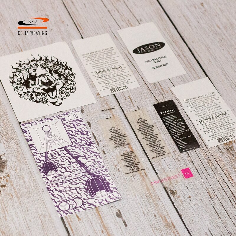 Customized Color Label Factory - OEM/ODM No Moq No Moq Customized Printed Neck Label