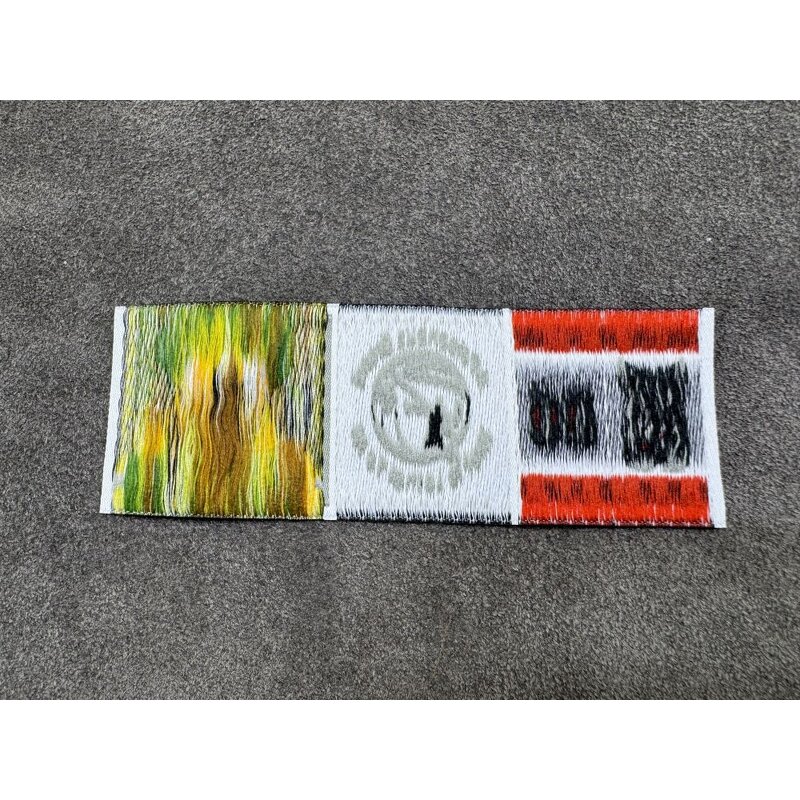 Recycled Woven Labels Factory - OEM/ODM No Moq Custom Straight Cut Centerfold