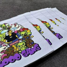 Woven Label Manufacturer - OEM/ODM No MOQ Custom Brand Logo End Fold Damask