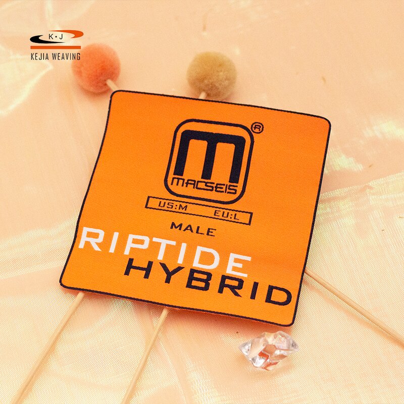 Heat Pressed Woven Label Manufacturer - OEM/ODM No Moq Durable Washable Free Sample