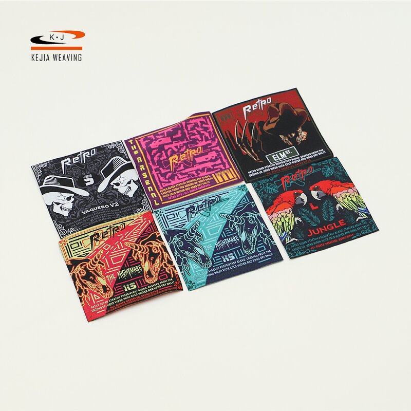 Adhesive Fabric Tags Factory - OEM/ODM DIY Custom Black for Bag Shoes Clothing Polyester